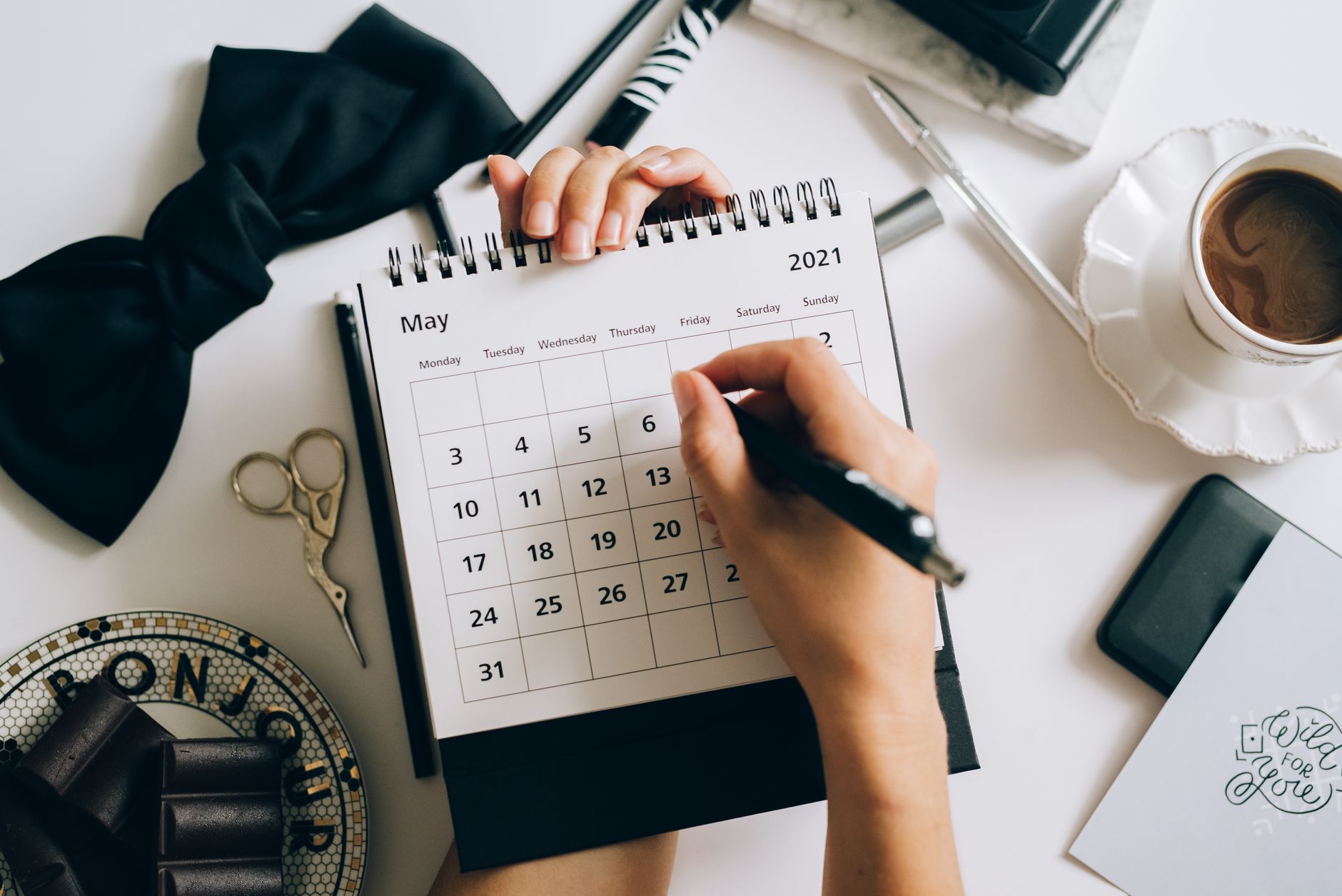 Calendario de citas integrado nunha web de negocio